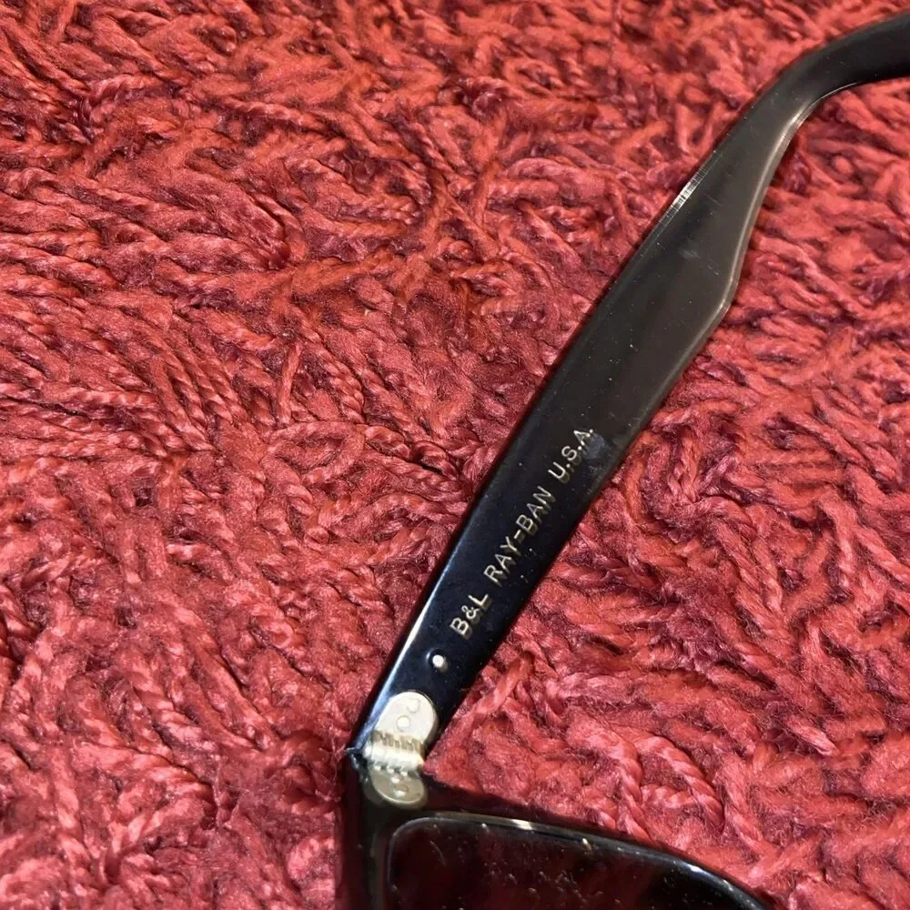 Vintage Classic 80’s Ray-Ban B&L Wayfarer II Sunglasses Tortoise Brown USA Made